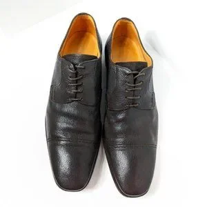 Bally | Shoes | Bally Dark Rich Brown Saele Grained Texture  display picture 2